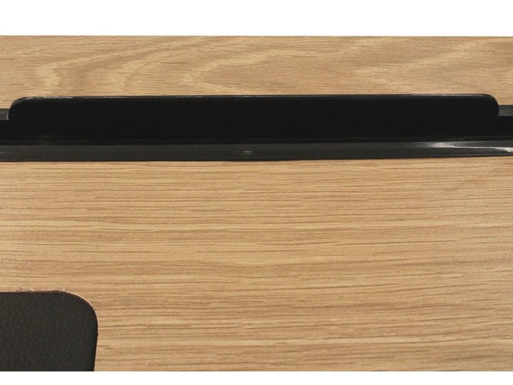 Biurko Dolem Industrial czarna podstawa Drewno Płyta MDF Głębokość 50 cm Szerokość 100 cm Pomieszczenie Pokój nastolatka Metal Stal Kategoria Biurka