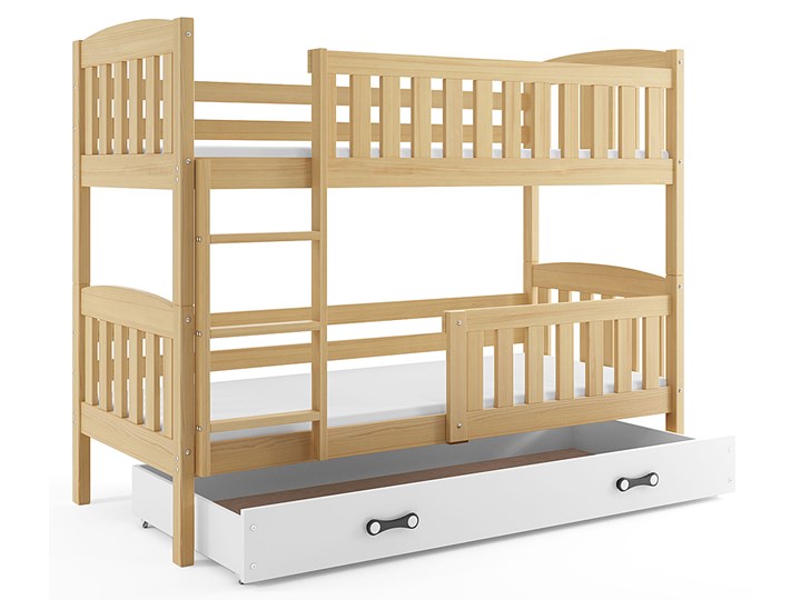 Sosnowe łóżko dziecięce piętrowe 80x190 - Celinda 2X