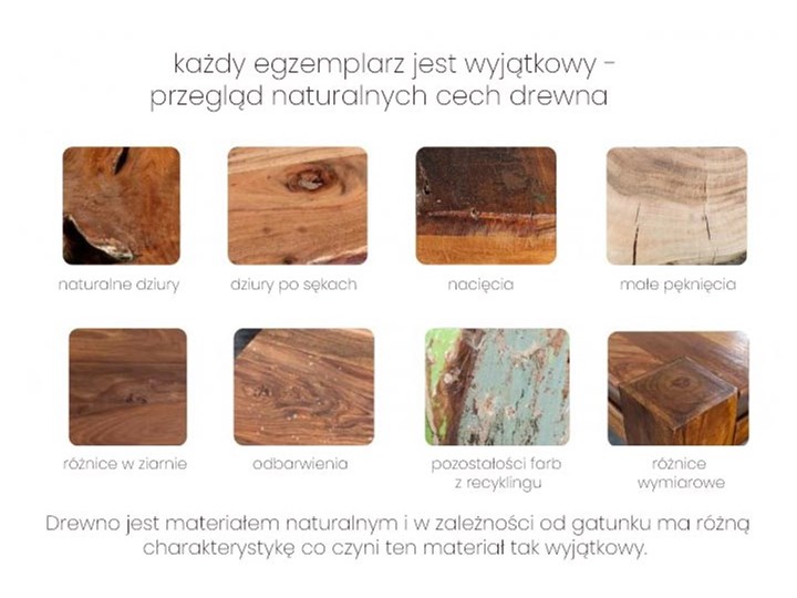 Stolik Kawowy mahoniowy Opium 60x60 cm - styl Shabby Kształt blatu Kwadratowe Wysokość 35 cm Drewno Styl Kolonialny