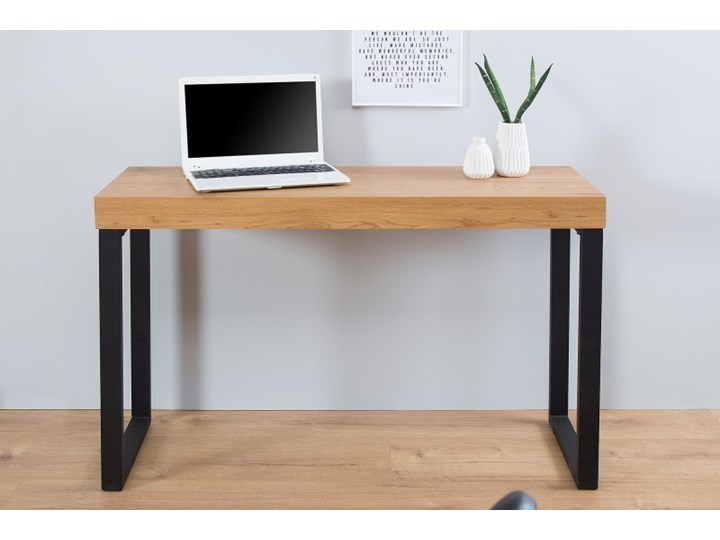 Biurko, konsola 120x40 cm na metalowej ramie Szerokość 80 cm Płyta MDF Szerokość 120 cm Styl Nowoczesny
