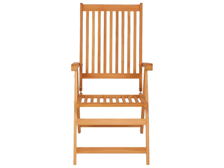 vidaXL Krzesła ogrodowe, 4 szt., beżowe poduszki, drewno tekowe Tworzywo sztuczne Krzesło z podłokietnikami Krzesło składane Kolor Beżowy