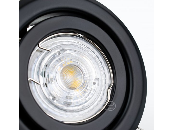 Punktowa oprawa sufitowa wpuszczana regulowana DAIRA Black IP20 okrągła czarna EDO777299 EDO Okrągłe Kolor Czarny Oprawa stropowa Oprawa wpuszczana Kategoria Oprawy oświetleniowe