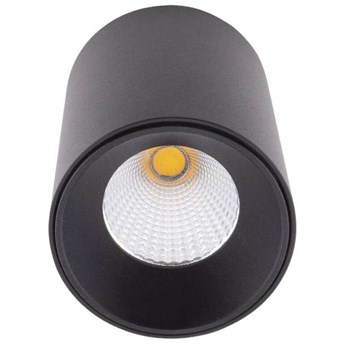 LAMPA sufitowa CHIP C0161 Maxlight okrągła OPRAWA downlight LED 8W 3000K tuba metalowa czarna