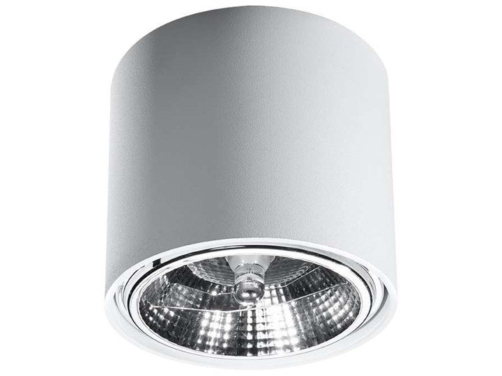 Spot LAMPA sufitowa SOL SL695 metalowa OPRAWA downlight natynkowa tuba biała Kolor Biały Oprawa led Oprawa stropowa Okrągłe Kategoria Oprawy oświetleniowe
