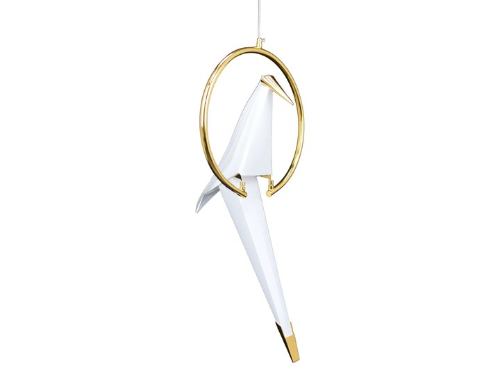 Modernistyczna LAMPA wisząca CGLOT1 COPEL dekoracyjna OPRAWA metalowy zwis LED 7W 3000K ptak bird bi ...
