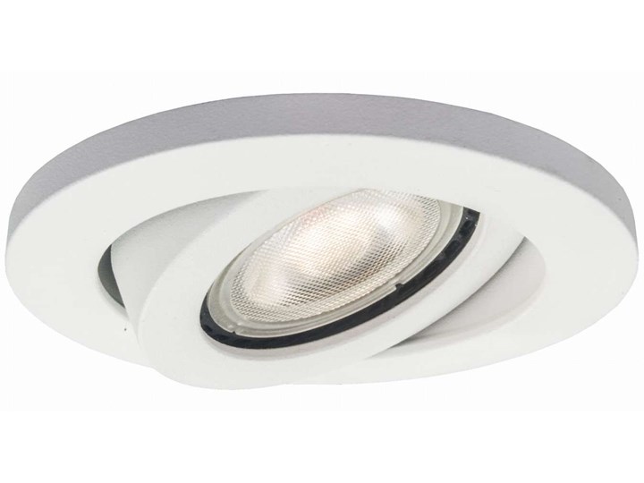 Sufitowa LAMPA podtynkowa LAGOS LP-440/1RS WH movable Light Prestige okrągła OPRAWA metalowa wpust b ...