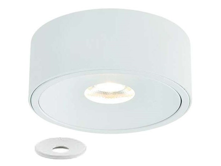 Oczko LAMPA sufitowa Neo Bianco Slim KG + Ufo Bianco Orlicki Design okrągła OPRAWA metalowa podtynkowa biała Oprawa stropowa Kolor Biały Okrągłe Oprawa led Kategoria Oprawy oświetleniowe