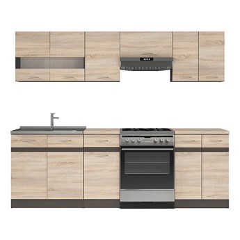 Zestaw Kuchenny Junona Line 240 dąb sonoma