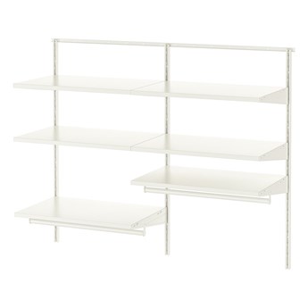 IKEA BOAXEL Kombinacja szafy, biały, 125x40x101 cm