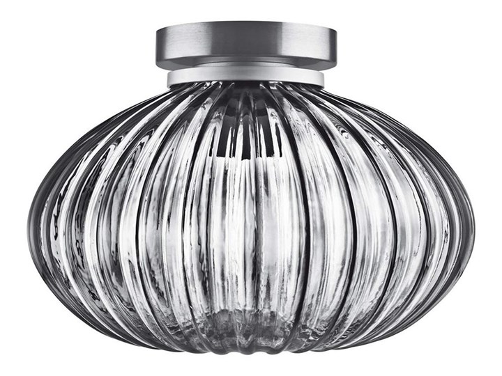 Ledvance - LED Plafon PUMPKIN 1xE27/13W/230V Metal Chrom Okrągłe Plafony Szkło Lampa z kloszem Styl Vintage Kolor Srebrny