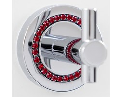 Wieszak na ręczniki pojedynczy LUISA Swarovski 5608