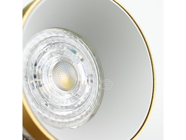 Punktowa oprawa sufitowa wpuszczana LIRA W Gold IP20 okrągła złota, środek biały EDO777324 EDO Oprawa wpuszczana Kolor Złoty Oprawa stropowa Okrągłe Kategoria Oprawy oświetleniowe