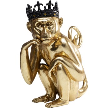 Figurka dekoracyjna King Lui 39x36 cm złota