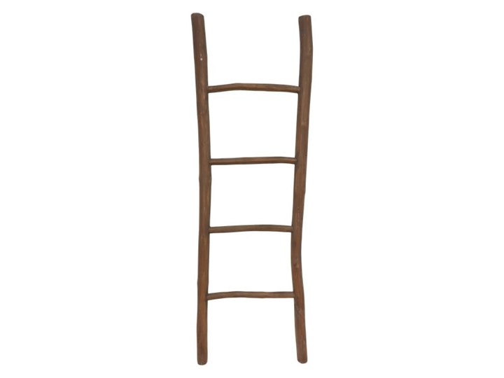 Drabina dekoracyjna z drewna tekowego HSM Collection Pank Abstrakcja Drewno Kategoria Figury i rzeźby