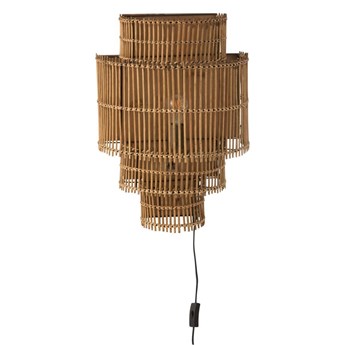 LILIO lampa z naturalnego drewna z bambusowego, wys. 54cm