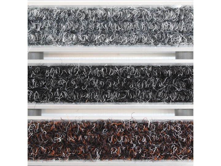 Clean Ryps - Scrub 40 x 60 cm - wycieraczka systemowa Kolor Czarny Kategoria Wycieraczki