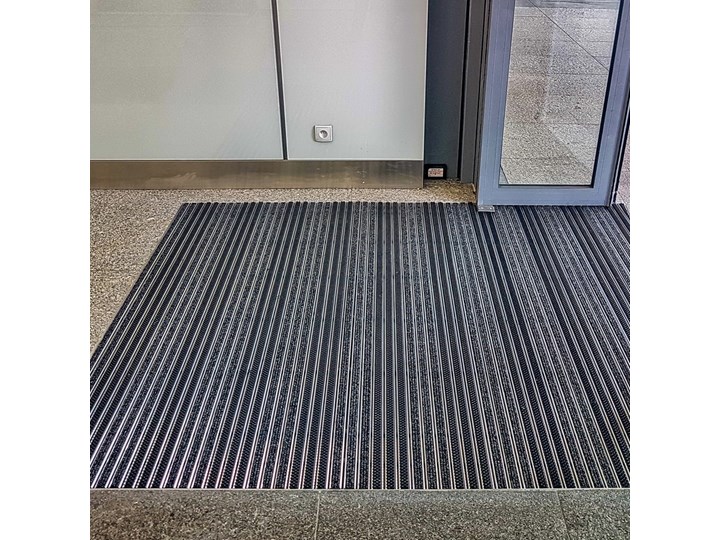 Clean Ryps - Scrub 40 x 60 cm - wycieraczka systemowa Kolor Czarny