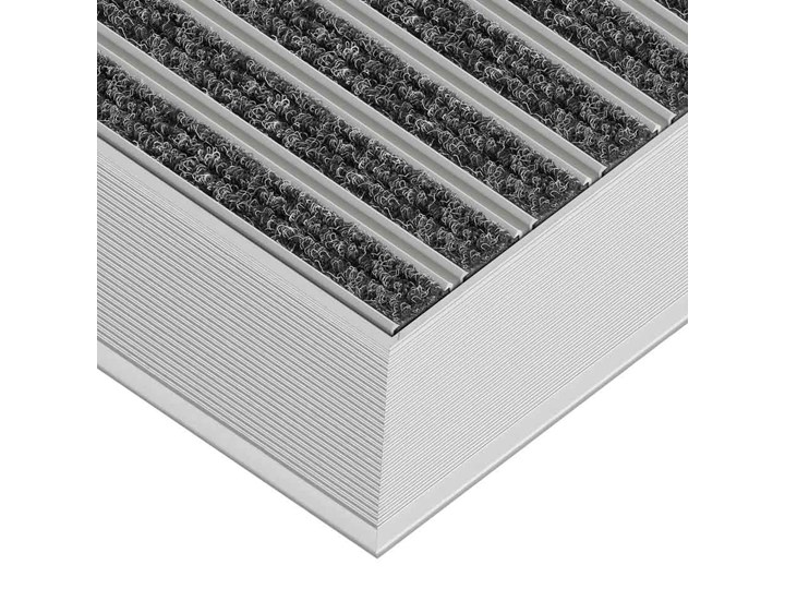 Clean Ryps - wycieraczka aluminiowa z profilem najazdowym 12 mm czarny Kategoria Wycieraczki