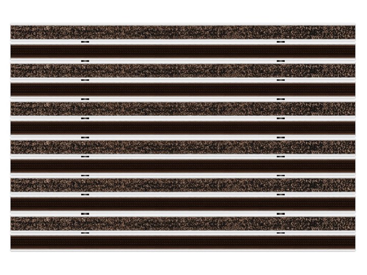 Clean Ryps - Rubber 40 x 60 cm - wycieraczka Kolor Czarny Kategoria Wycieraczki