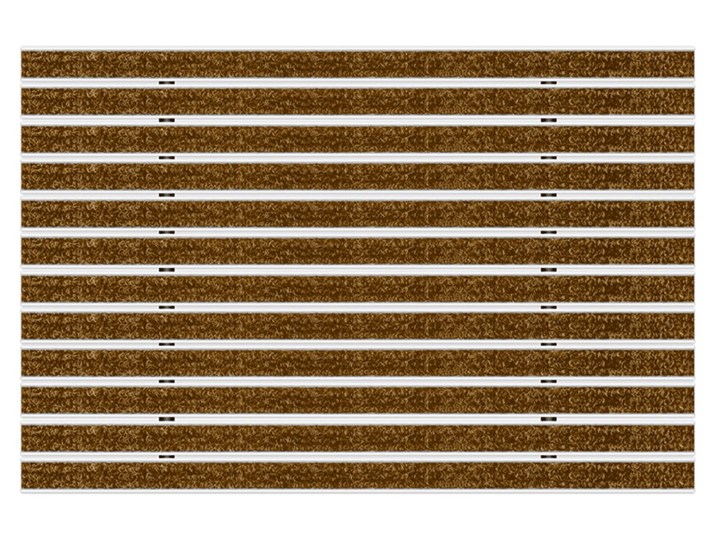 Clean Ryps 40 x 60 cm - wycieraczka systemowa Kolor Czarny Kategoria Wycieraczki
