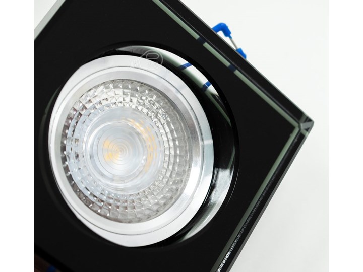 Szklana punktowa oprawa sufitowa CRYSTAL Grande Black IP20 kwadratowa czarna grube szkło EDO777133 EDO Oprawa stropowa Oprawa wpuszczana Kolor Czarny Kwadratowe Kategoria Oprawy oświetleniowe