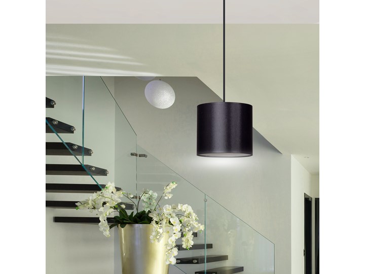 BERYL 1 BL BLACK lampa wisząca abażur regulowana wysokość różne kolory Metal Funkcje Brak dodatkowych funkcji Lampa z abażurem Kategoria Lampy wiszące