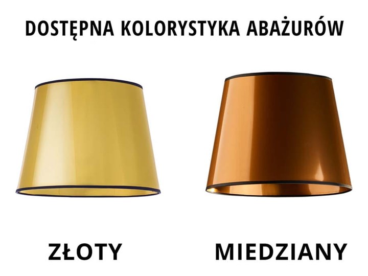 LAMPA ŚCIENNA KINKIET PREXA STOŻEK WELUR GOLDEN Styl Nowoczesny Metal Tkanina Kinkiet z abażurem Kategoria Lampy ścienne 