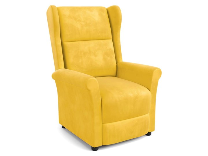 Rozkładany fotel uszak Alden 2X - musztardowy