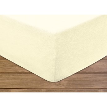Darymex Prześcieradło frotte z gumką 60x120 kolor Ecru