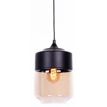 Lampa wisząca loft industrialna czarna astila, Lumina Deco