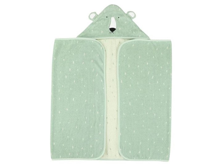 Ręcznik z kapturem Mr.Polar Bear 70x130 cm, Trixie Baby Ręcznik z kapturkiem Bawełna Ręcznik kąpielowy Kategoria Ręczniki