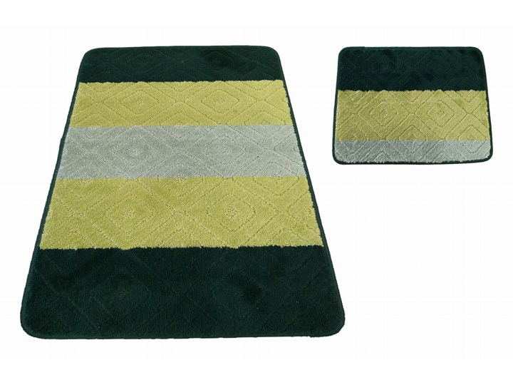 Komplet łazienkowy zielony Montana 03N Kategoria Dywaniki łazienkowe 40x50 cm 50x80 cm Kolor Czarny