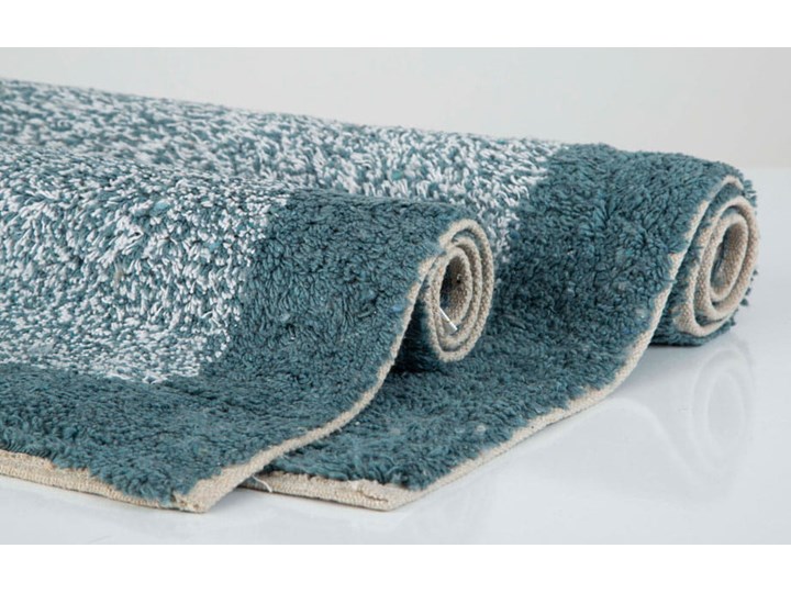 Dywaniki łazienkowe kpl.2 cz 40x60 50x80/FABIO DARK BLUE, Irya 50x80 cm 40x60 cm Bawełna Kolor