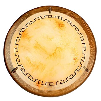 Plafon Grecki Brąz Alabaster Dąb, Candellux