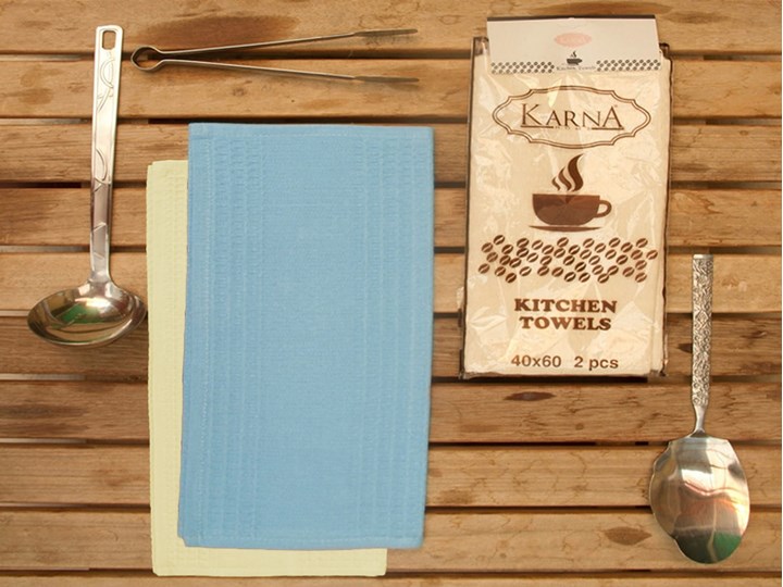 Bilge Ręcznik bawełniany waffle MEDLEY/2806/blue/ 2x40x60 kpl. Komplet ręczników Bawełna 40x60 cm Kolor