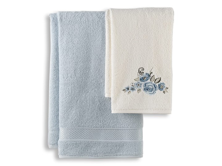 Bilge Ręcznik bawełniany frotte ELVIN/3310/light blue 50x90+70x140 kpl. Bawełna 70x140 cm 50x90 cm Komplet ręczników Kolor Ręcznik kąpielowy Kategoria Ręczniki