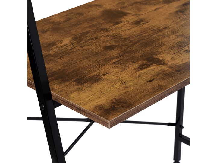 Biurko loftowe z półkami industrialne loftowe Arvika Głębokość 80 cm Głębokość 47 cm Styl Industrialny Szerokość 80 cm Stal Szerokość 84 cm Głębokość 84 cm Metal Styl Vintage