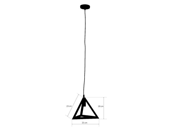 Lampa wisząca HAREN Black TR E27 czarna matowa EDO777178 EDO Metal Stal Lampa inspirowana Tkanina Szkło Lampa z kloszem Kolor Czarny Styl Industrialny