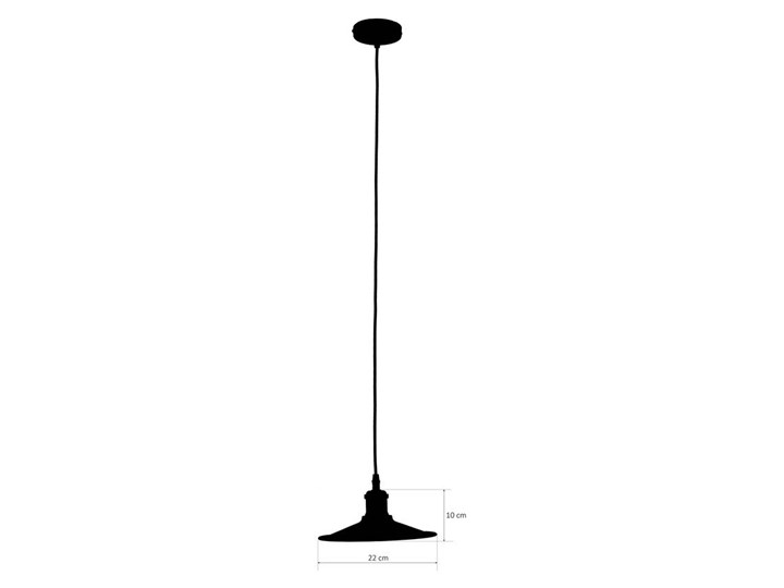Lampa wisząca LOFT ORICH E27 czarna, mosiądz EDO777180 EDO Lampa z kloszem Lampa inspirowana Stal Szkło Metal Tkanina Pomieszczenie Sypialnia