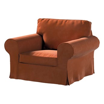 Pokrowiec na fotel Ektorp, karmelowy, 103 x 82 x 73 cm, Velvet