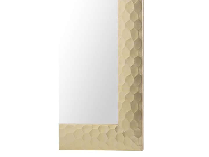 Lustro ścienne wiszące złote 50 x 130 cm