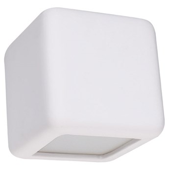 Biały kwadratowy kinkiet ceramiczny - EXX195-Nestis