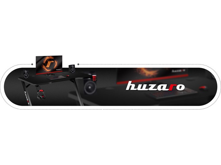 Biurko Gamingowe Huzaro Hero 2.5 Pomieszczenie Pokój nastolatka Głębokość 60 cm Aluminium Szerokość 120 cm Stal Kategoria Biurka
