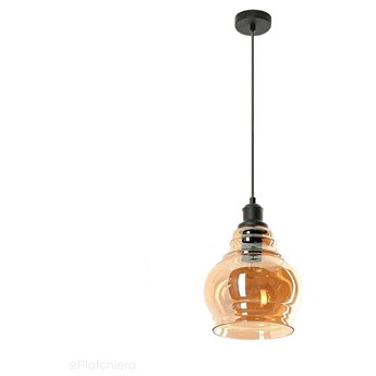 Wiszący miodowy klosz (1x E27) lampa do salonu kuchni sypialni, Lampex (Neko) 790/1