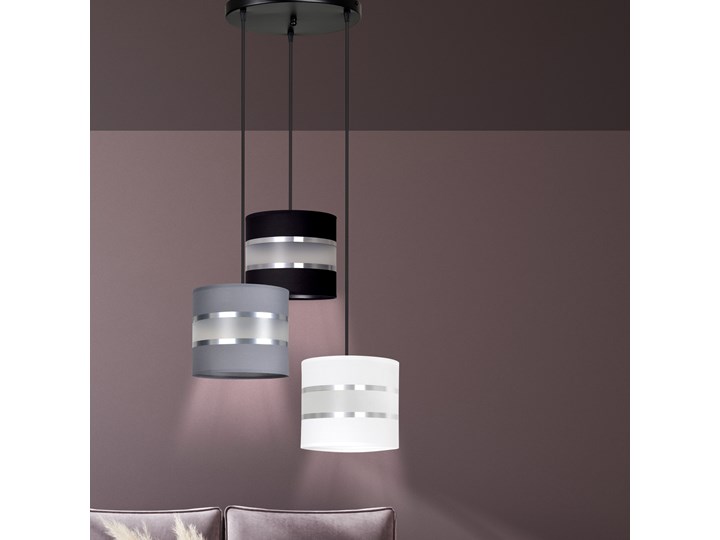 LARO 3 BL MIX PREMIUM lampa wisząca abażury regulowana nowoczesna Lampa z abażurem Metal Kategoria Lampy wiszące