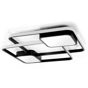 LAMPA DEKORACYJNA SUFIT CZARNA 80W + PILOT DL-F03