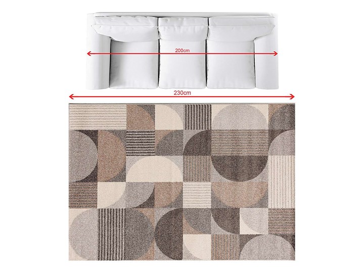 Dywan Casino cream/amber 160x230cm, 160 x 230 cm Dywany Dywaniki 160x230 cm Wzór Geometryczny Syntetyk Kategoria Dywany