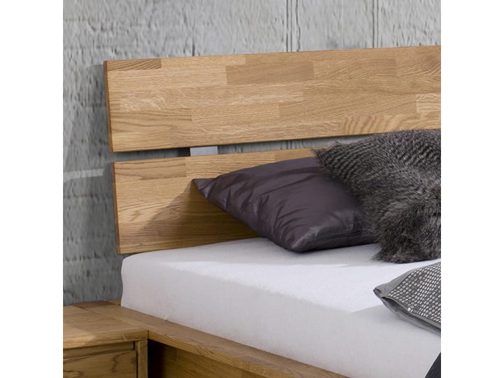 Łóżko dębowe FLOW Style (180x200) Soolido Meble Łóżko drewniane Drewno Rozmiar materaca 140x200 cm