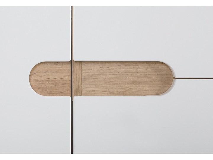 Bettso Wąska szafka pod umywalkę Bali White 40 / biel alpejska + biały połysk Szerokość 40 cm Wysokość 84 cm Płyta MDF Kategoria Szafki stojące
