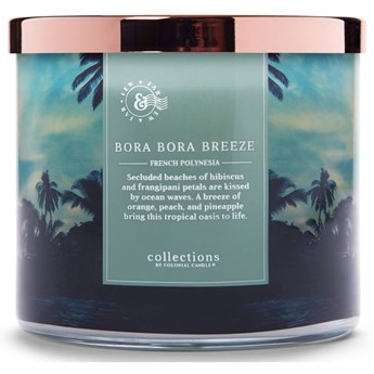 Colonial Candle Travel sojowa świeca zapachowa w szkle 3 knoty 14.5 oz 411 g - Bora Bora Breeze